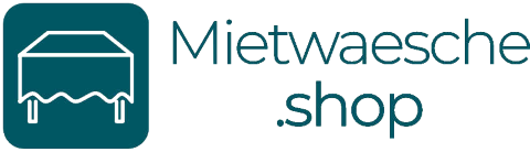 Mietwaesche.shop - Hussen, Tischdecken & mehr, Brautstrauß · Deko · Hussen Düsseldorf, Logo