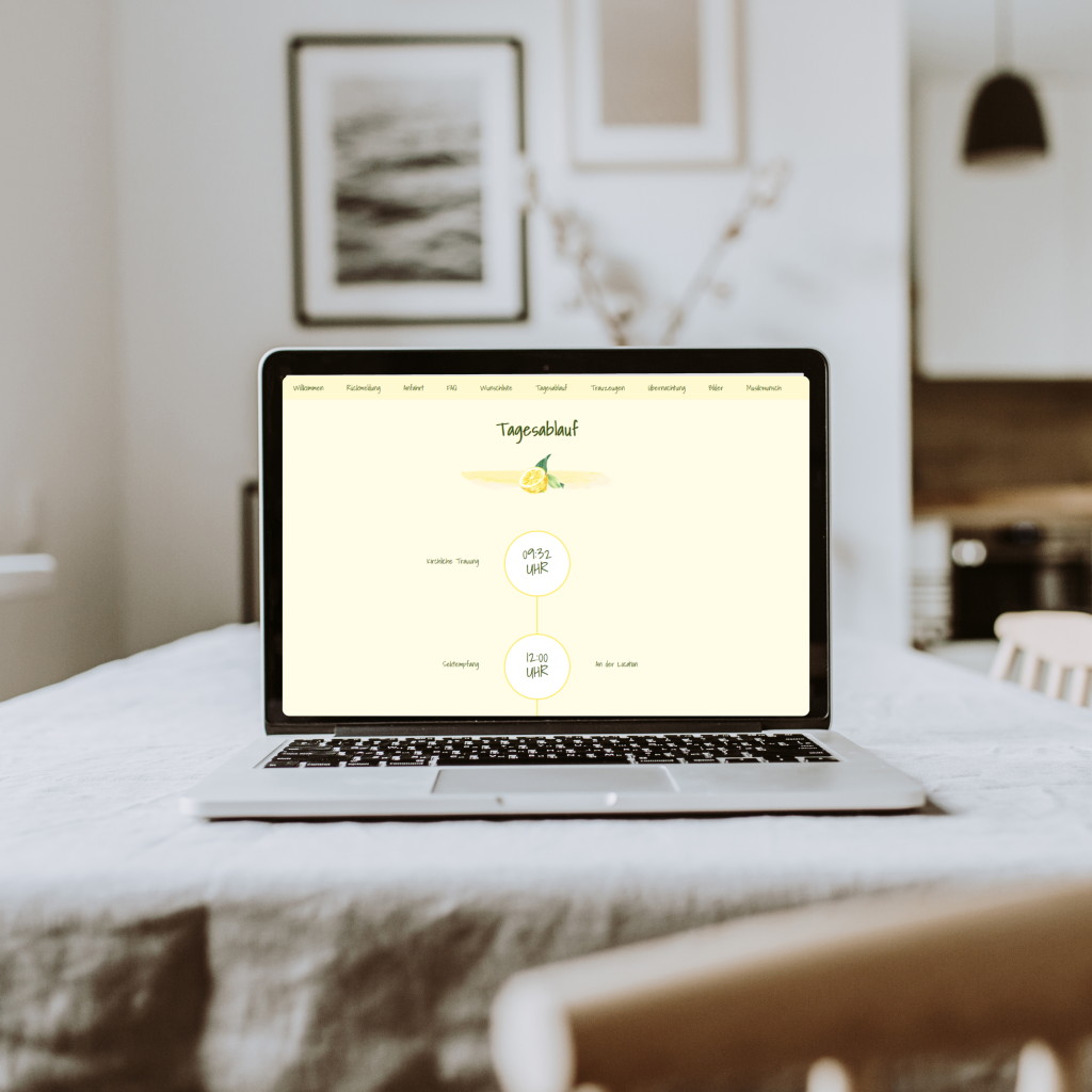 Mockup des FeiPla Online-Feierplaner
