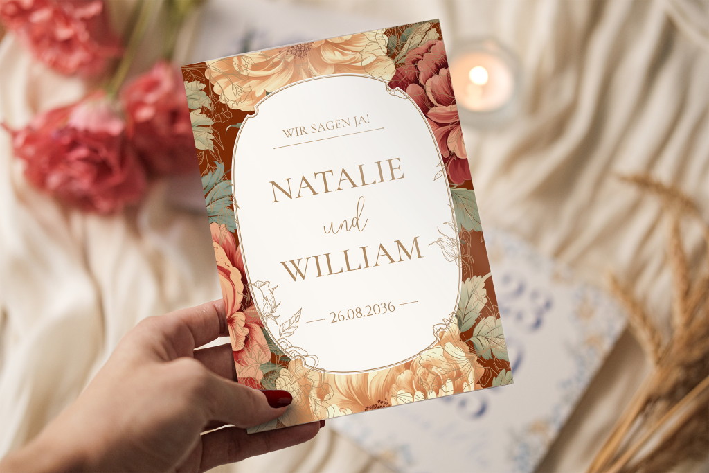 Hochzeitspapeterie Golden Romance